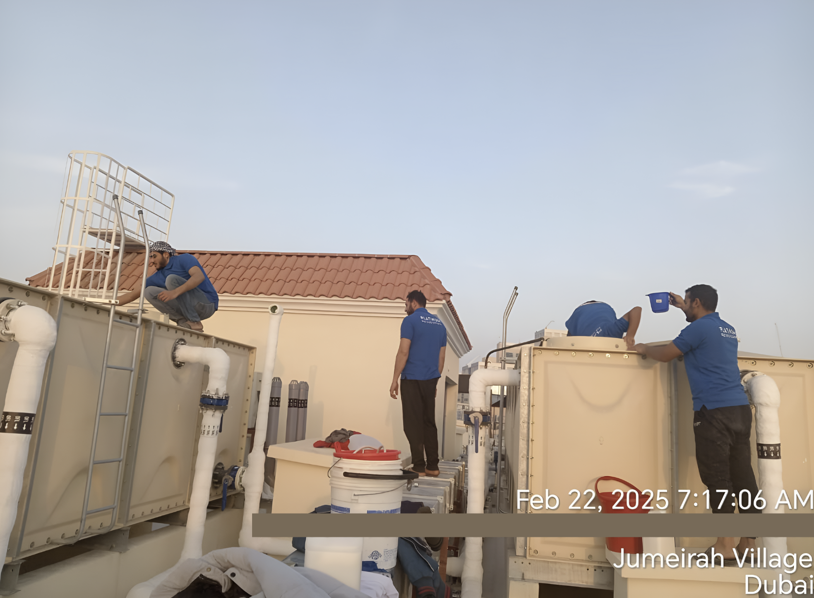 Water Tank & Piping Cleaning - Professional water treatment equipment